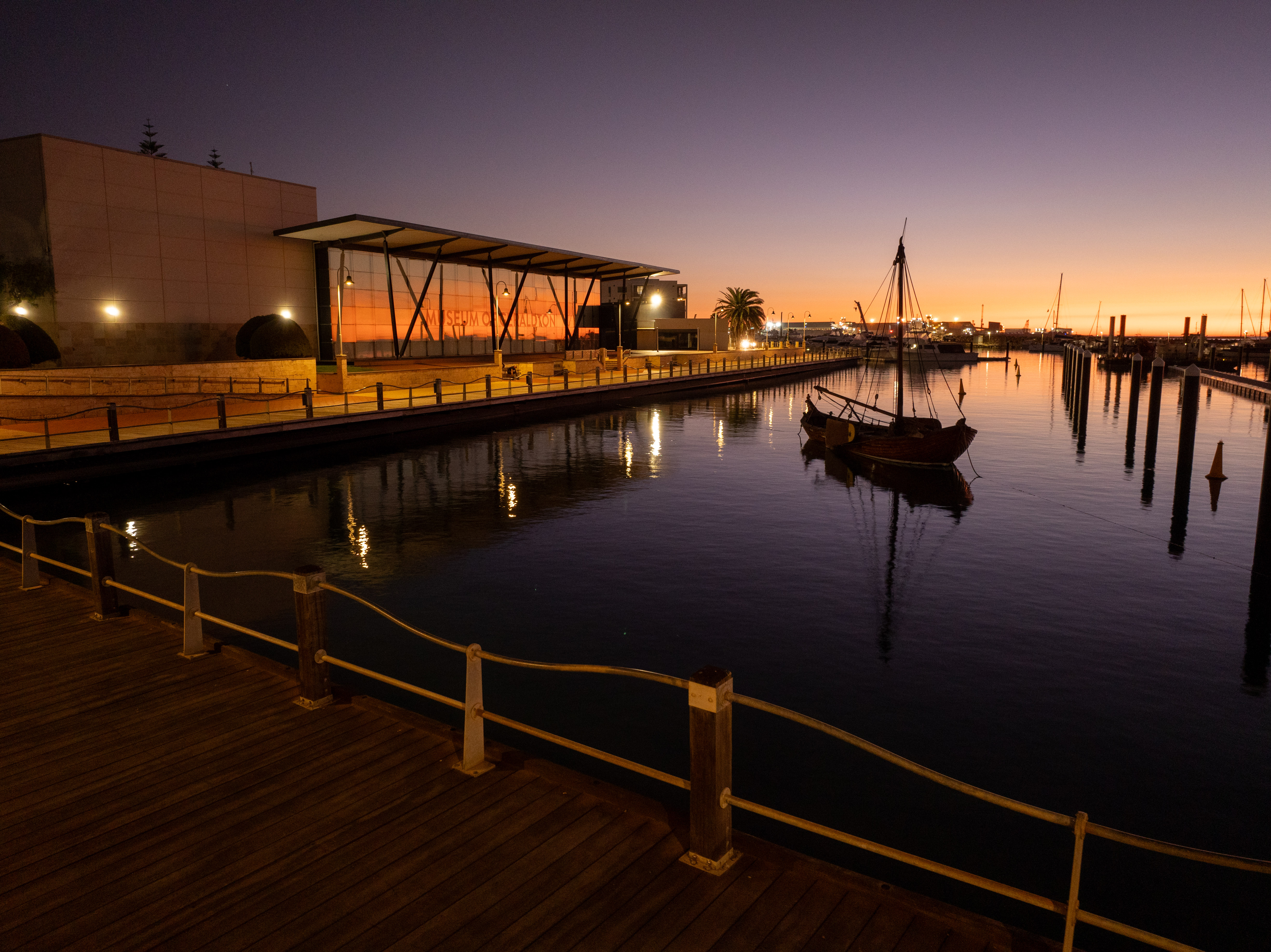 Boat at Batavia Coast Marina