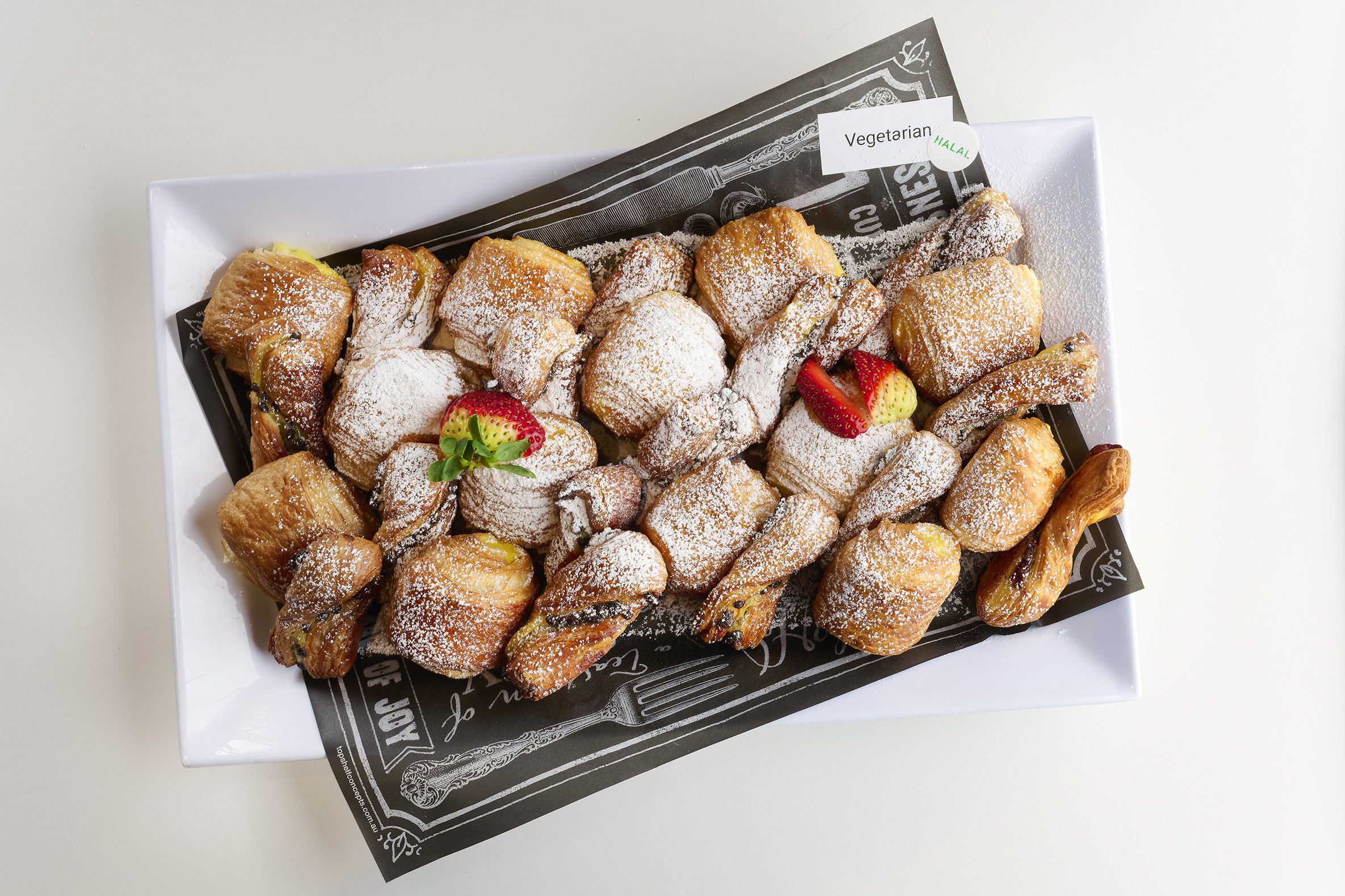 La Mint Catering and Café - Prawns on a plate