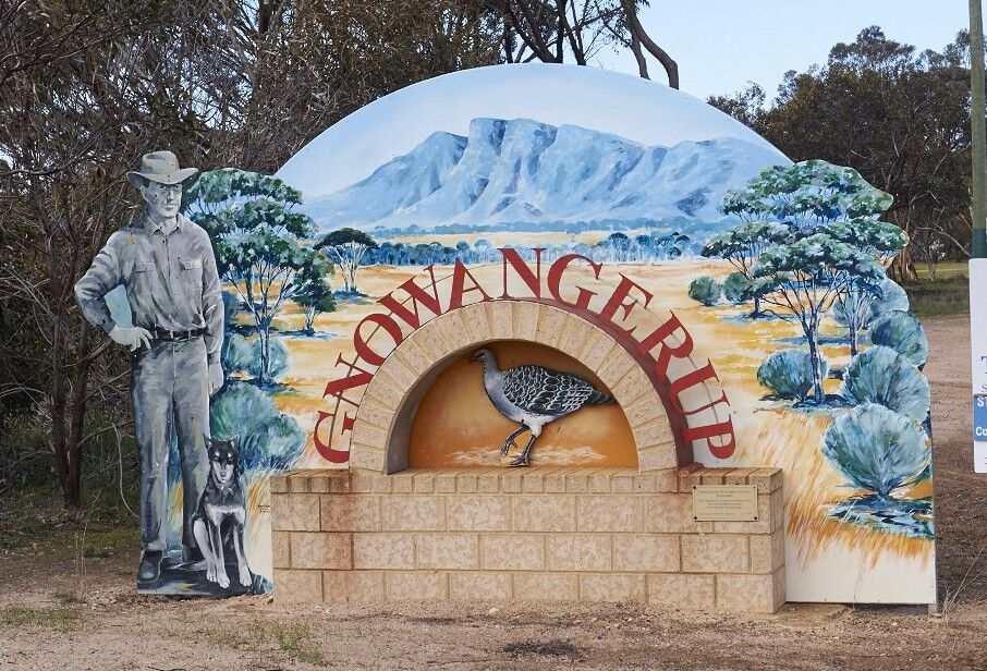 Gnowangerup Entrance Sign