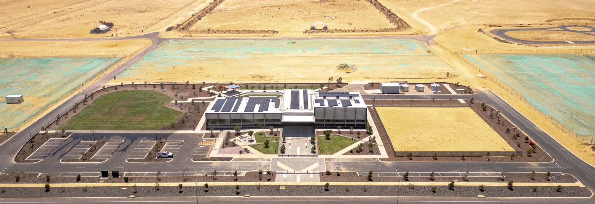 An aerial view of the AARP - Australian Automation and Robotics Precinct
