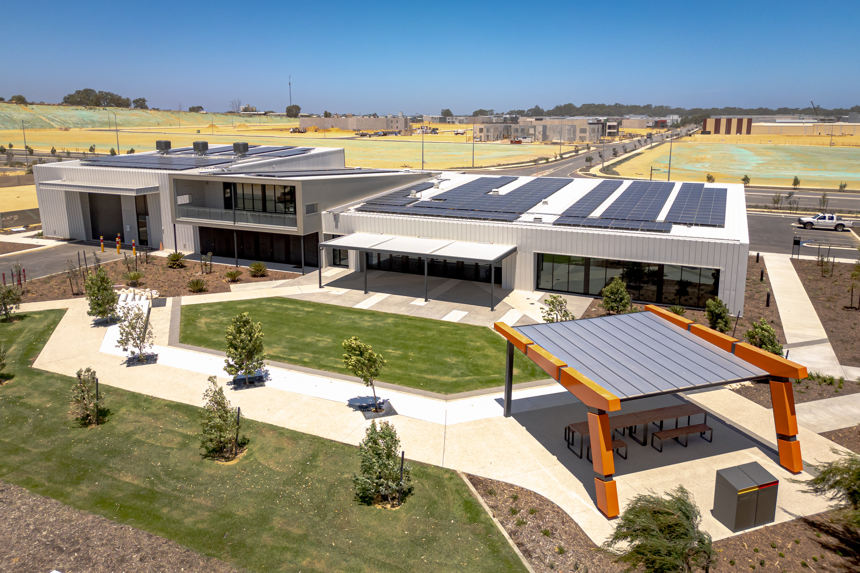 An aerial view of the AARP - Australian Automation and Robotics Precinct