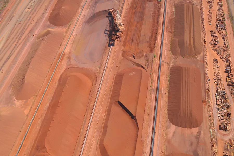 Aerial view of Port and South Hedland.