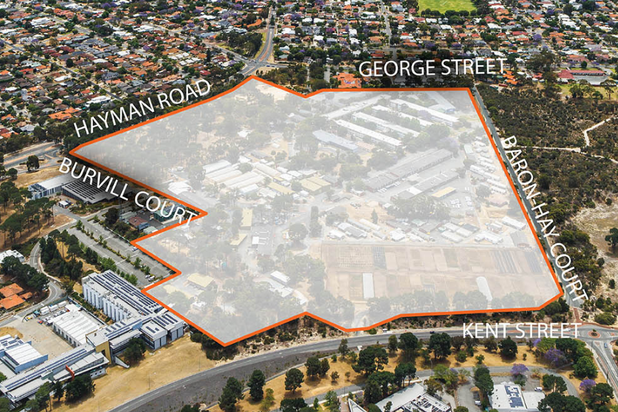Boundary of Kensington redevelopment project 