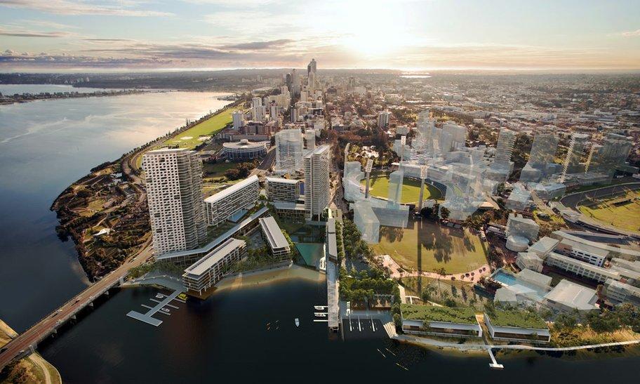 The Waterbank precinct will be delivered by Lendlease in partnership with the MRA