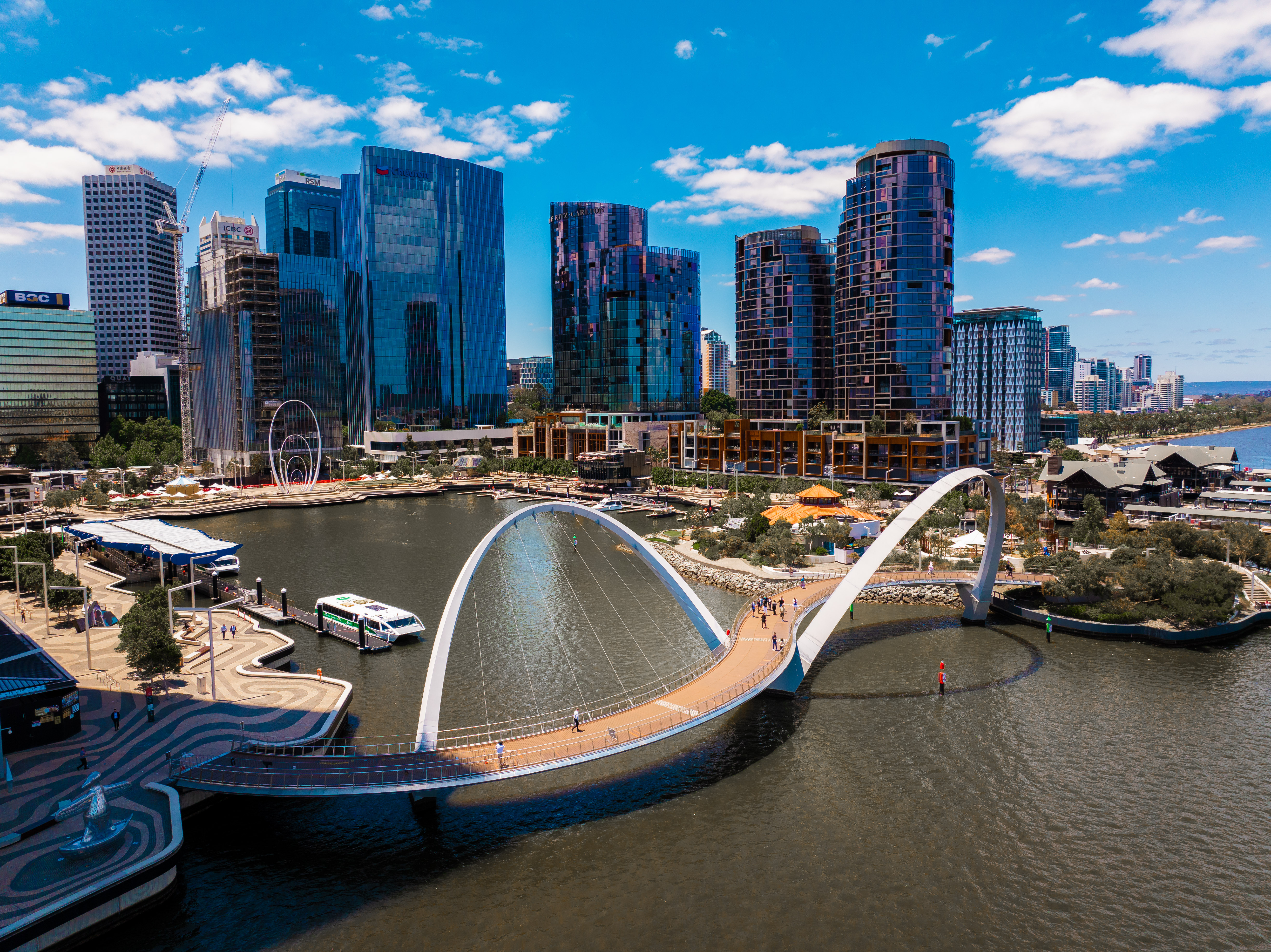 Preview of the Elizabeth Quay visitor website