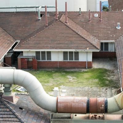 Aerial View Of Chemlabs Building At Riverside Prior To Mid 2015 Demolition Works