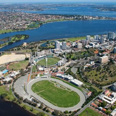 Aerial view of Riverside