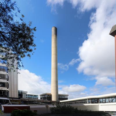 PMH Chimney Stack Prior To Demolition