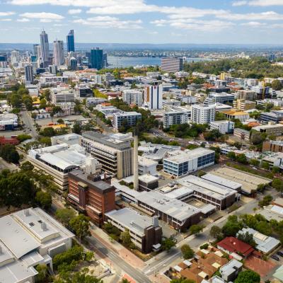 The site is located close to the Perth CBD