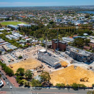 Demolition took many months to complete