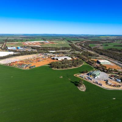 Aerial of Avon Industrial Park in August 2025