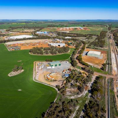 Aerial of Avon Industrial Park in August 2025
