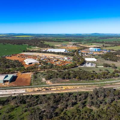 Aerial of Avon Industrial Park in August 2025