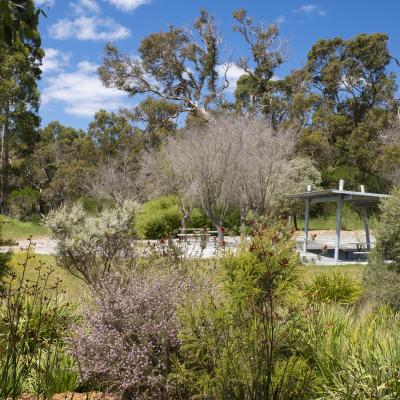 The estate includes a central bushland area