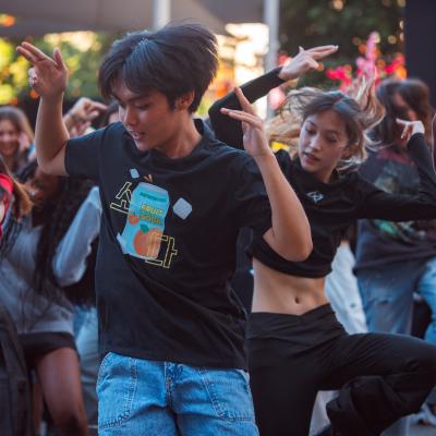 K-pop dancing at Yagan Square for Lunar New Year 
